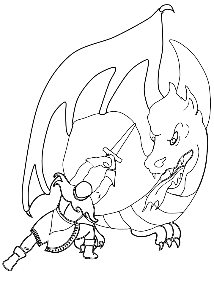 Fantasy Dragons Coloring Pages 34 Printable 2021 2543 Coloring4free
