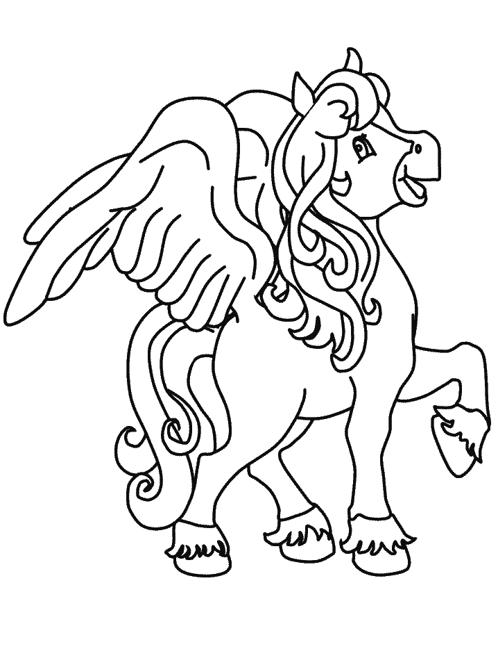 Fantasy Pegasus Coloring Pages 13 Printable 2021 2627 Coloring4free
