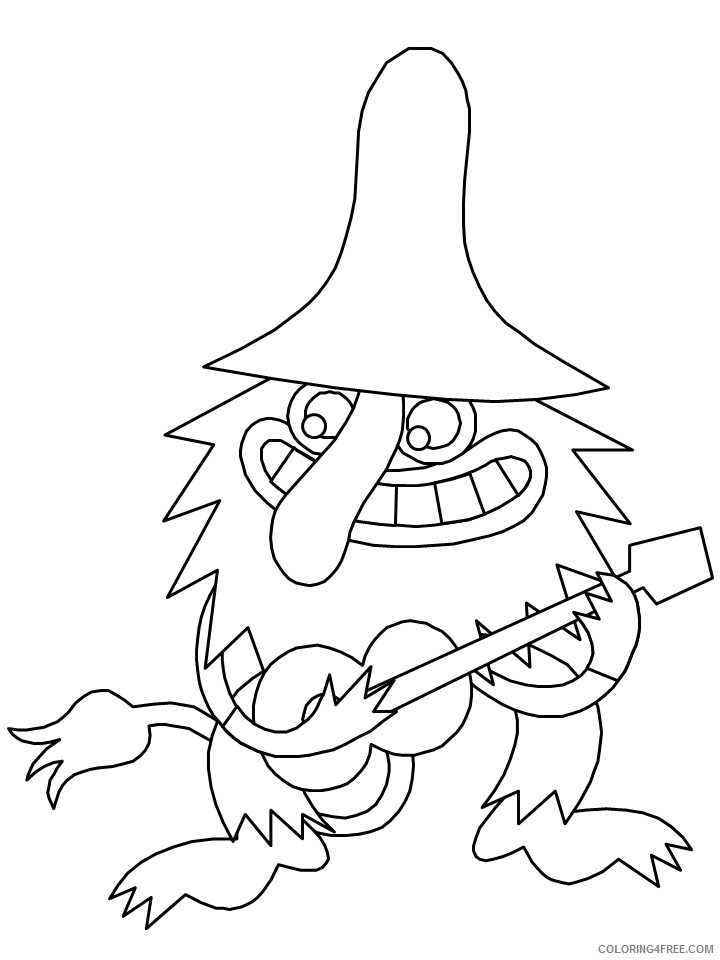 Fantasy Trolls Coloring Pages 10 Printable 2021 2640 Coloring4free