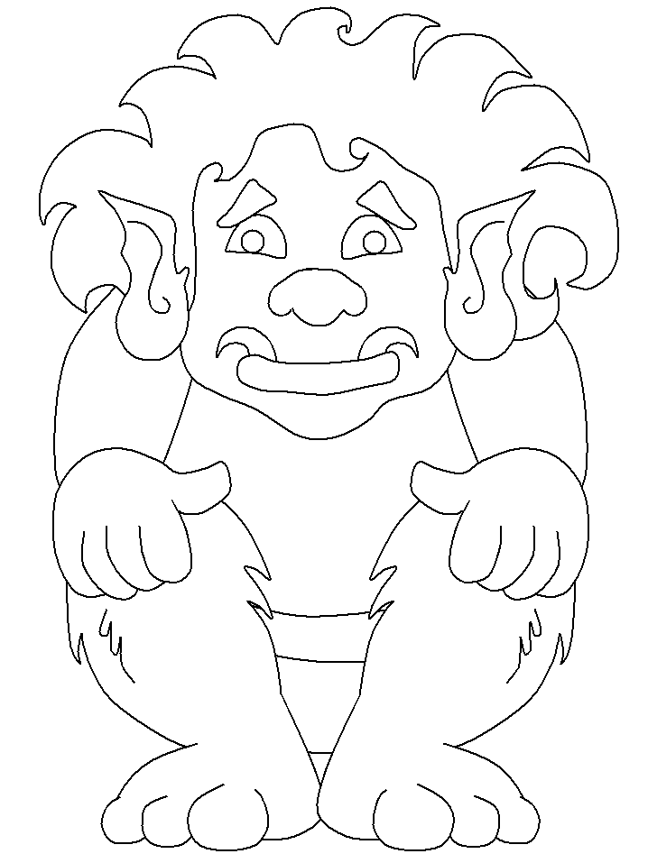 Fantasy Trolls Coloring Pages 5 Printable 2021 2644 Coloring4free