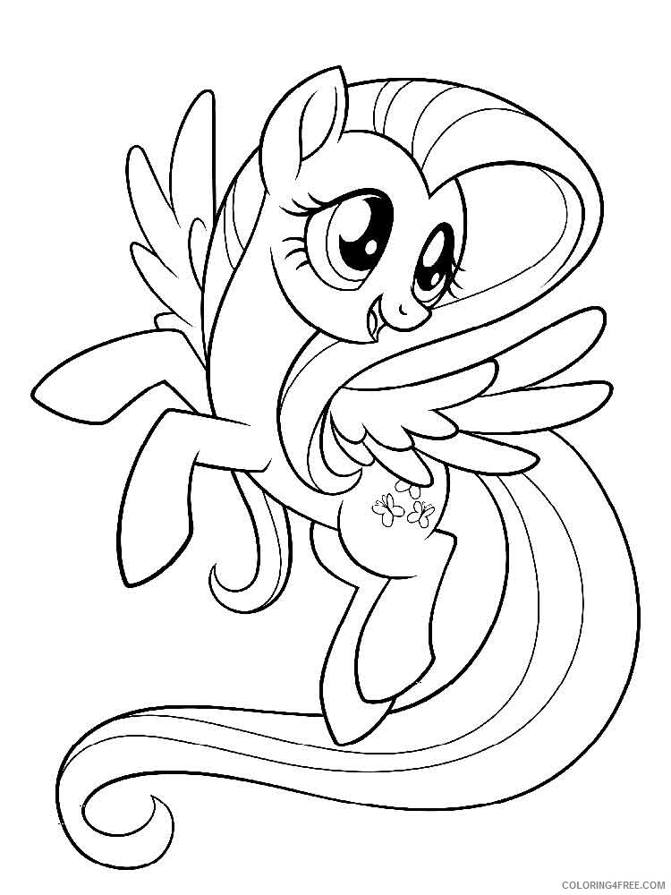 Fluttershy Coloring Pages Fluttershy 4 Printable 2021 2683 Coloring4free