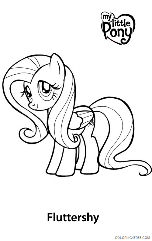 Fluttershy Coloring Pages Free Fluttershy Printable 2021 2693 Coloring4free