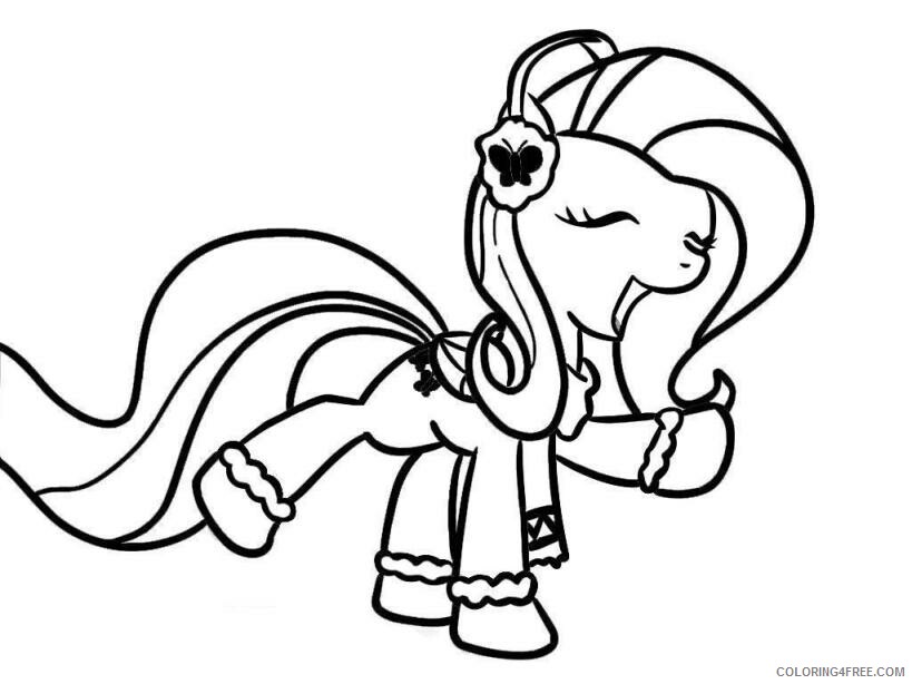 Fluttershy Coloring Pages Print Fluttershy Printable 2021 2695 Coloring4free