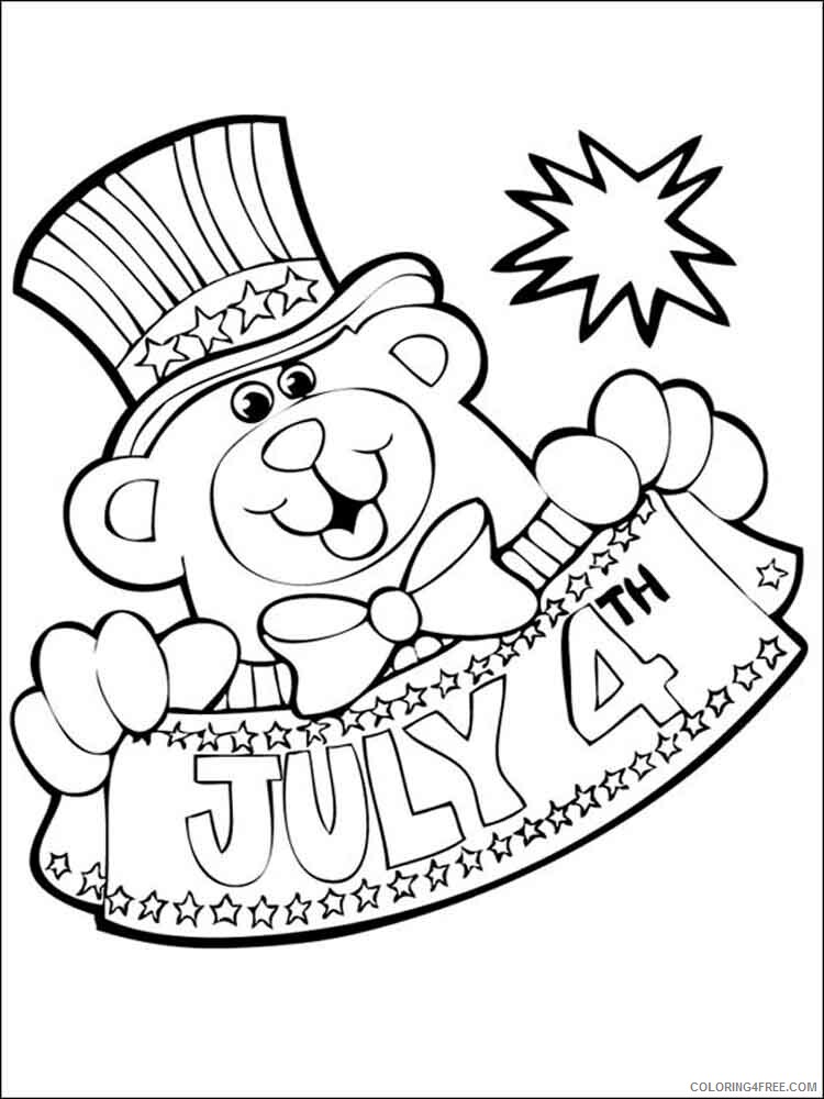 Fourth of July Coloring Pages fourth of july 7 Printable 2021 2742 Coloring4free