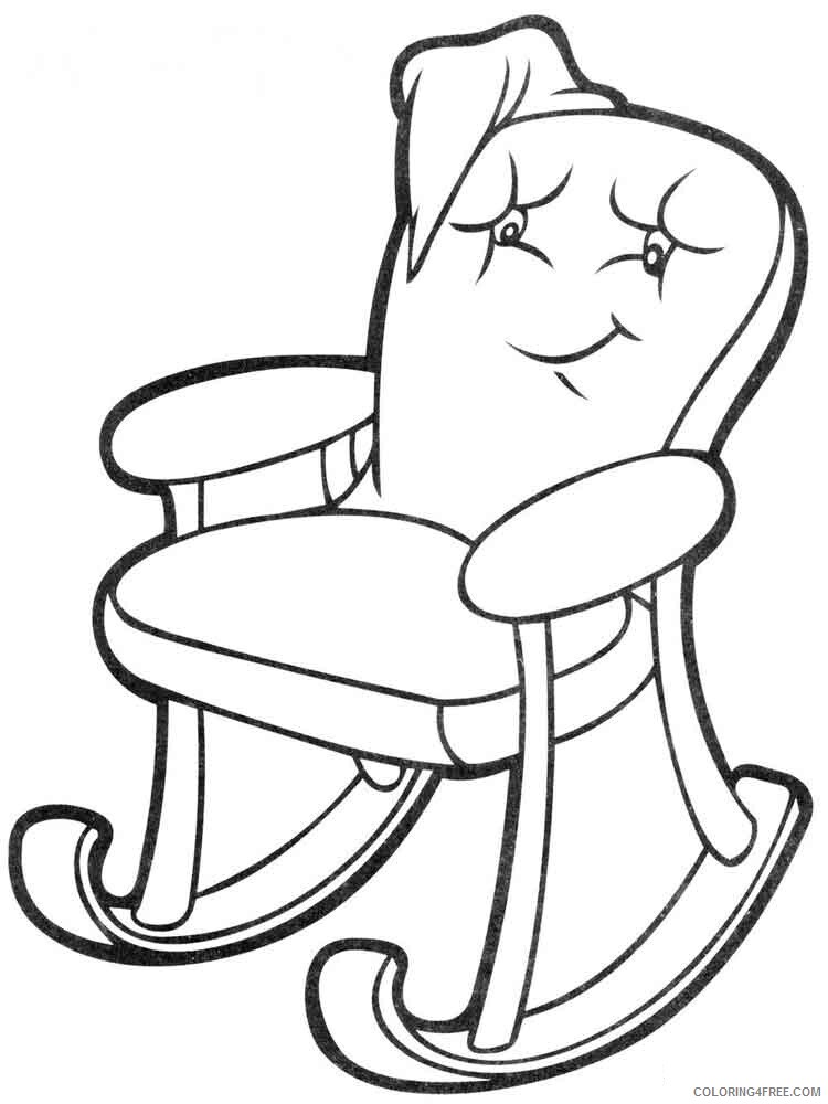 Furniture Coloring Pages Furniture 10 Printable 2021 2750 Coloring4free