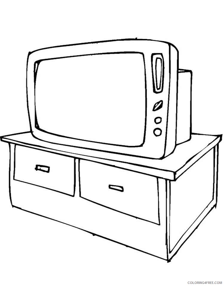 Furniture Coloring Pages Furniture 20 Printable 2021 2758 Coloring4free