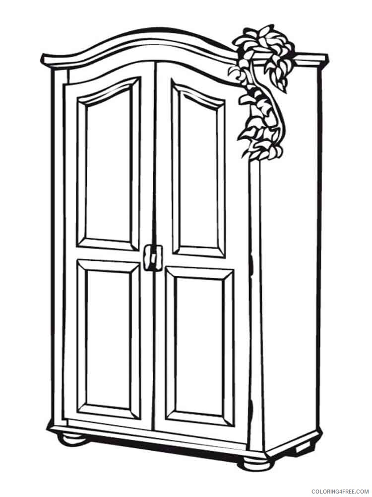 Furniture Coloring Pages Furniture 4 Printable 2021 2765 Coloring4free