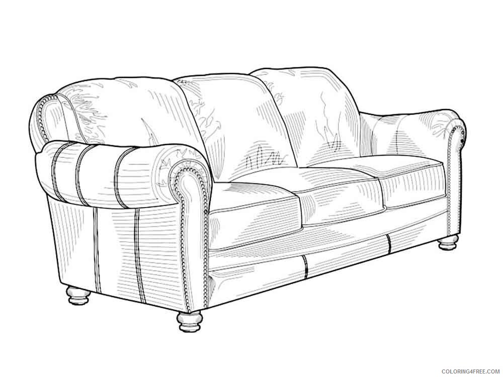 Furniture Coloring Pages Furniture 9 Printable 2021 2770 Coloring4free