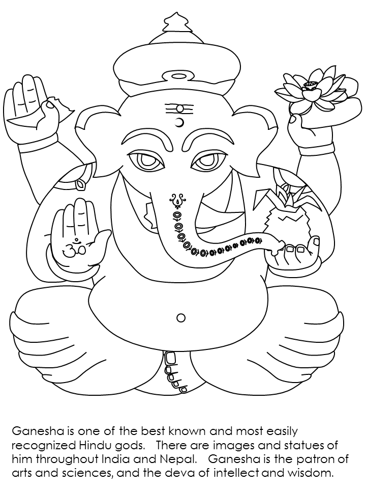Ganesha Coloring Pages ganesha Printable 2021 2784 Coloring4free