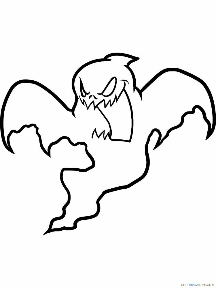 Ghost Coloring Pages GHOST 15 Printable 2021 2813 Coloring4free