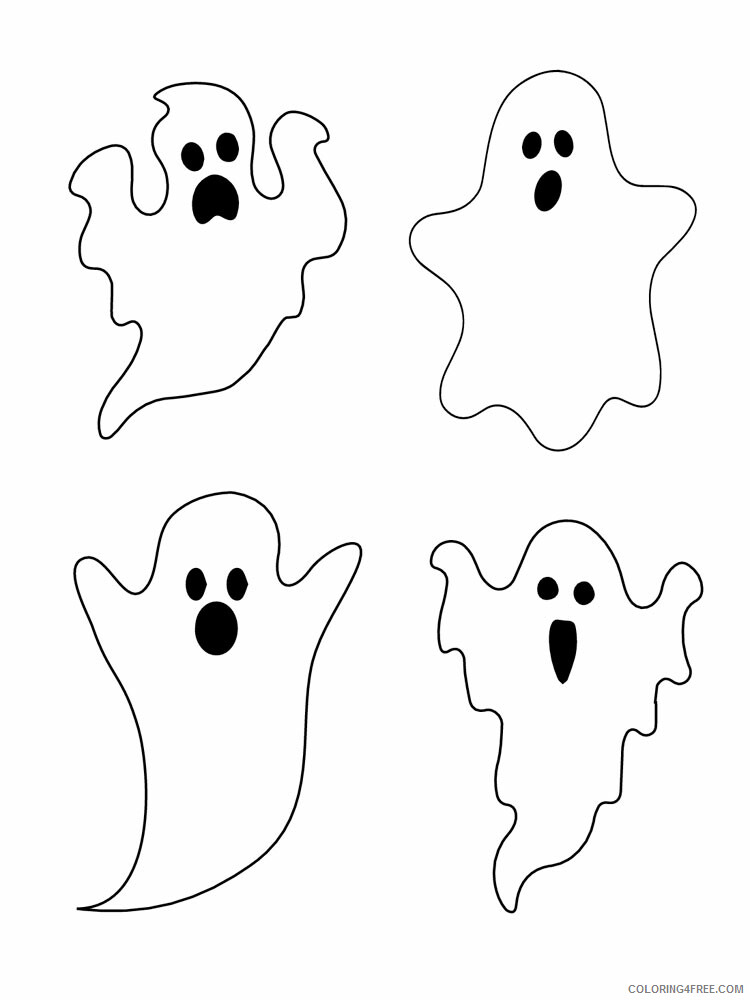 Ghost Coloring Pages GHOST 2 Printable 2021 2815 Coloring4free