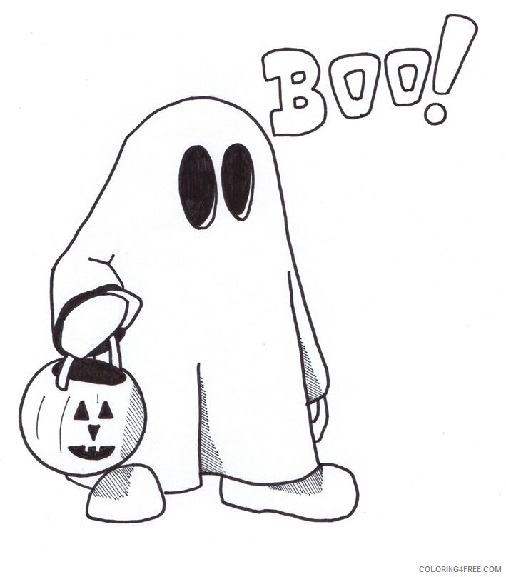 Ghost Coloring Pages Ghost Free Printable 2021 2828 Coloring4free