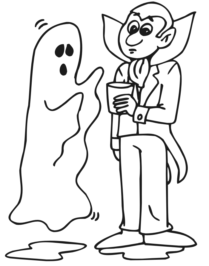 Ghost Coloring Pages Ghost Printable 2021 2827 Coloring4free