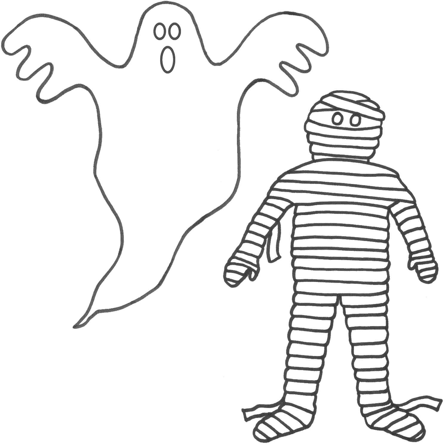 Ghost Coloring Pages Ghost To Print Printable 2021 2826 Coloring4free