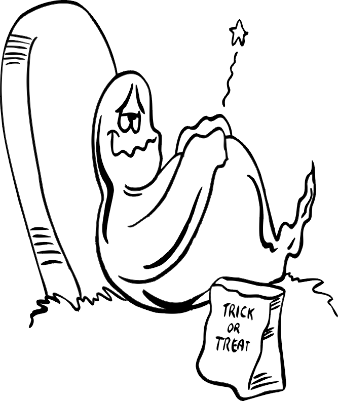 Ghost Coloring Pages Printable Ghost Printable 2021 2830 Coloring4free