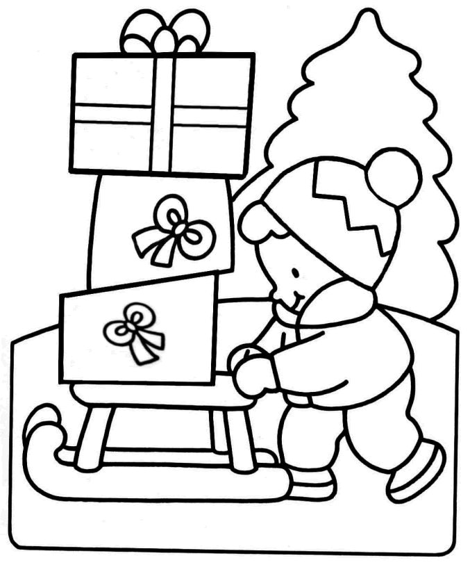 Gifts Coloring Pages Bringing the Gifts Printable 2021 2884 Coloring4free