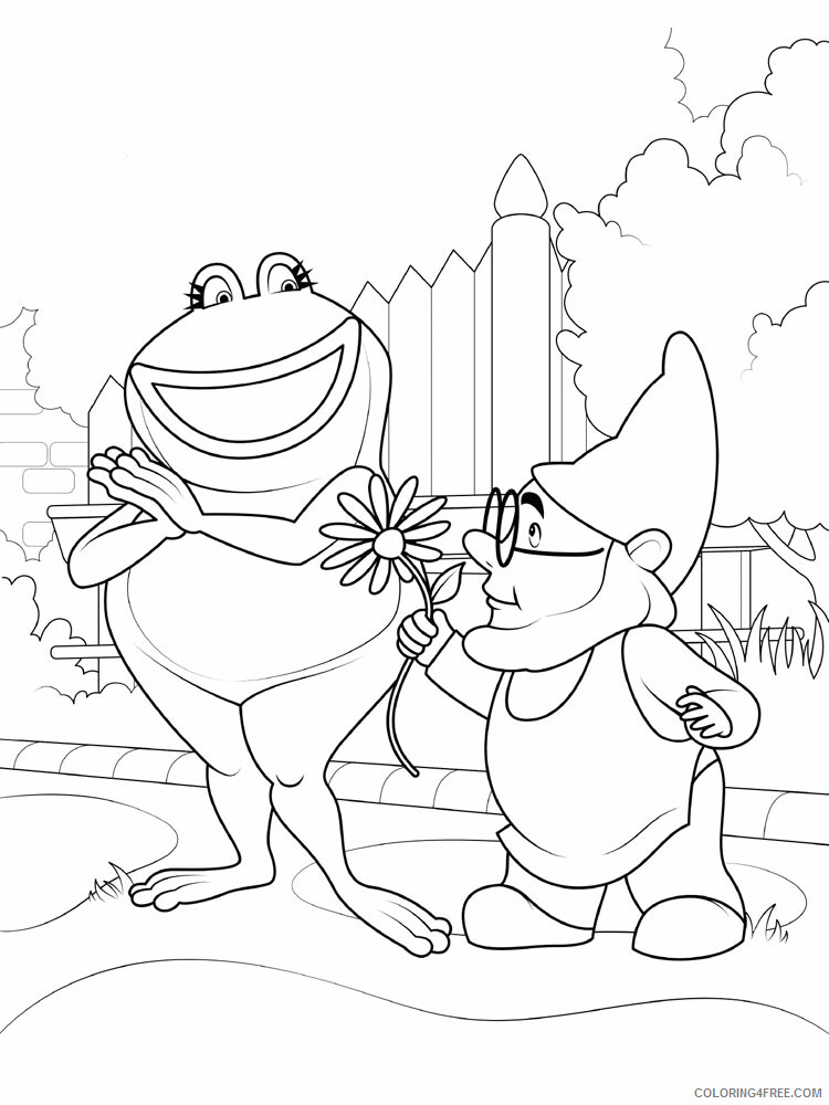 Gnome Coloring Pages Gnome 15 Printable 2021 2929 Coloring4free
