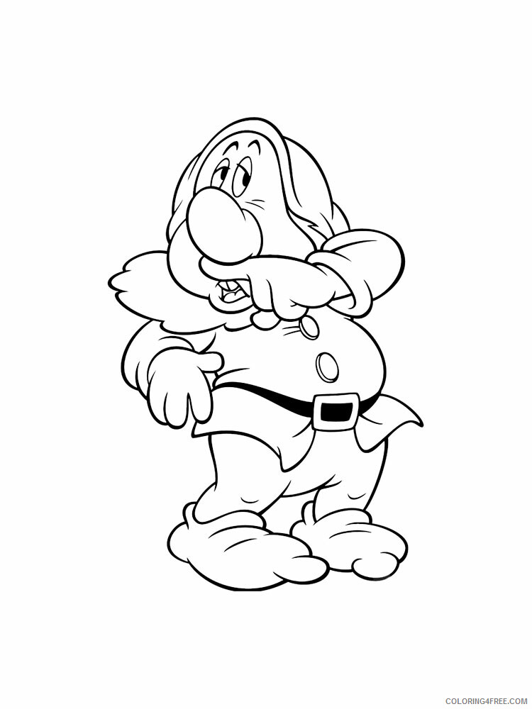 Gnome Coloring Pages Gnome 9 Printable 2021 2945 Coloring4free