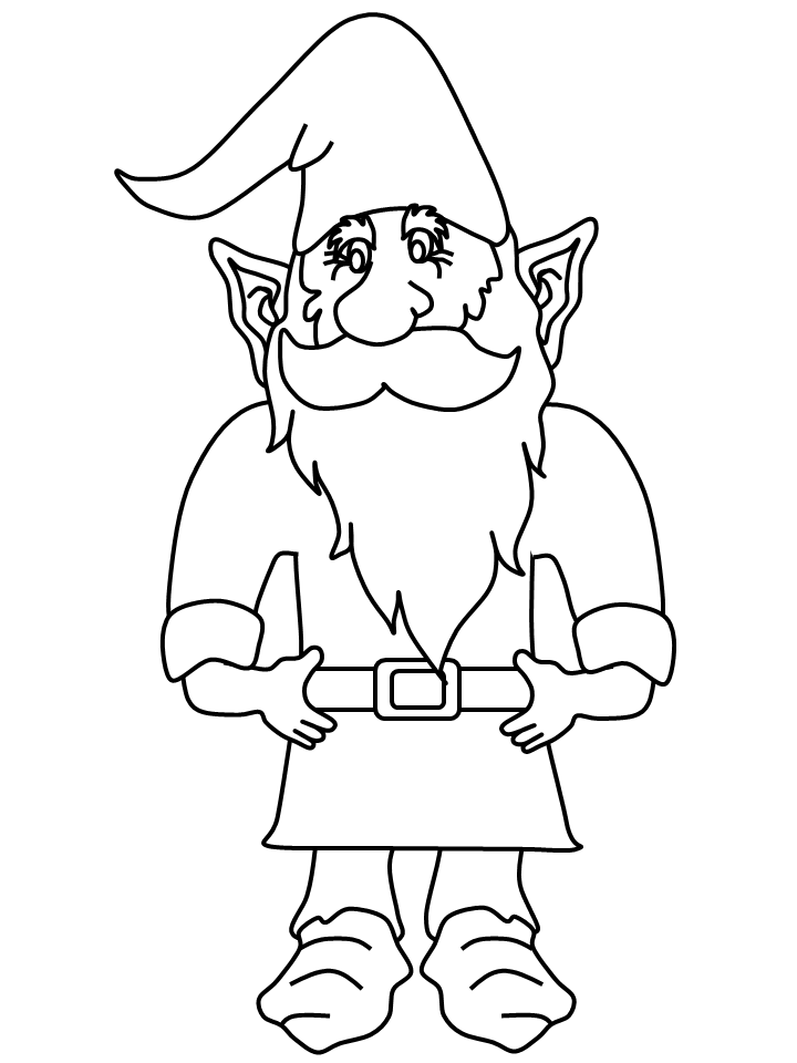 Gnomes Coloring Pages gnome Printable 2021 2947 Coloring4free