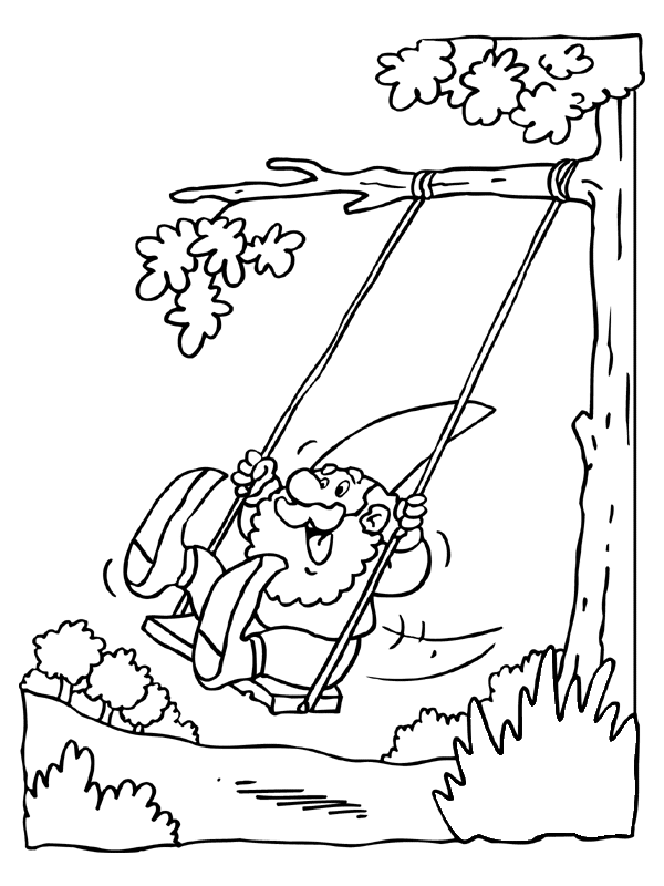 Gnomes Coloring Pages gnomen Kt01o Printable 2021 2958 Coloring4free