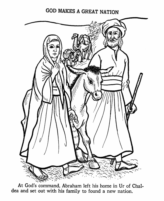 God Coloring Pages God Makes a Great Nation Bibly Story Printable 2021 2984 Coloring4free
