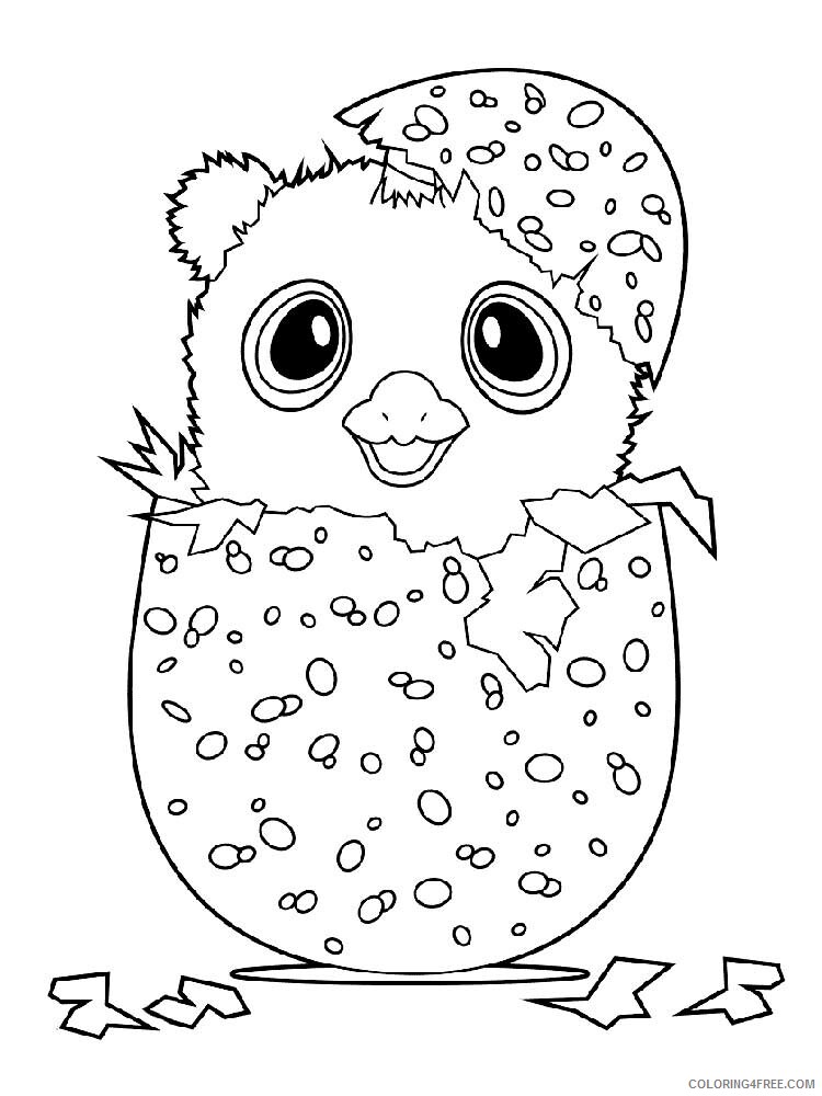 Hatchimals Coloring Pages Hatchimals 8 Printable 2021 3090 Coloring4free