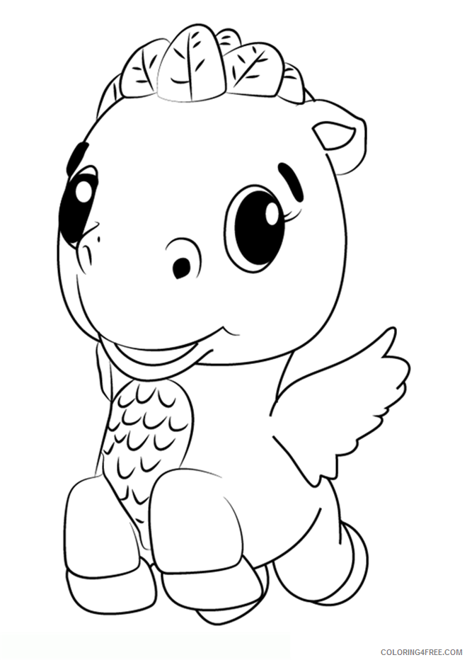 Hatchimals Coloring Pages Hatchimals Horse Printable 2021 3097 Coloring4free