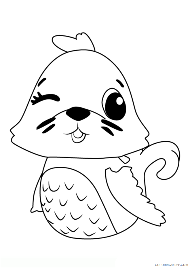 Hatchimals Coloring Pages Hatchimals Seal Printable 2021 3101 Coloring4free