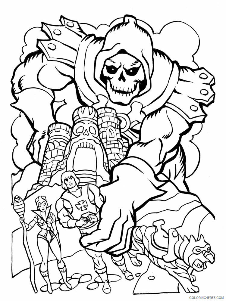 He Man Coloring Pages he man for boys 16 Printable 2021 3263 Coloring4free