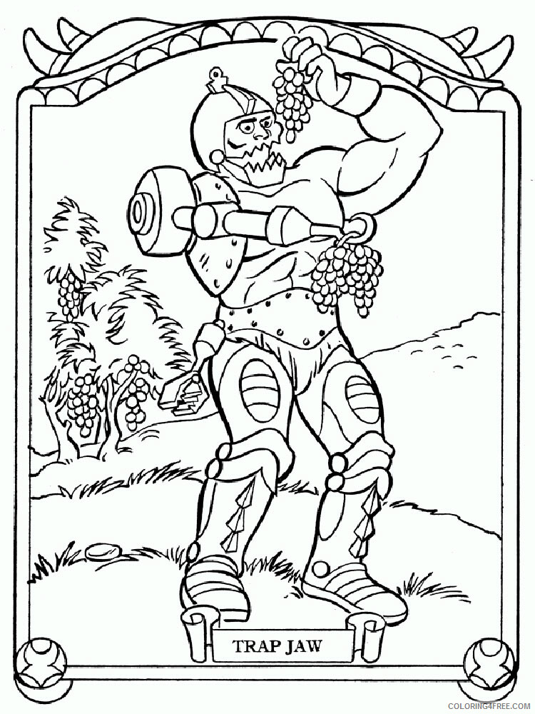 He Man Coloring Pages he man for boys 21 Printable 2021 3265 Coloring4free