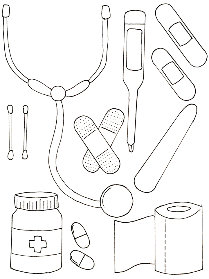 Health Coloring Pages first aid Printable 2021 3127 Coloring4free