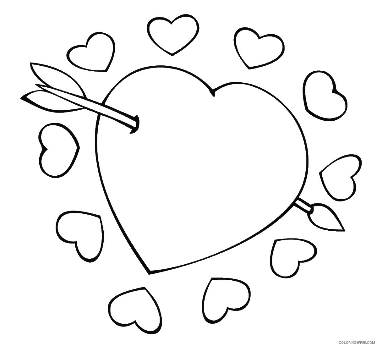 Heart Coloring Pages hearts_cl_17 Printable 2021 3177 Coloring4free