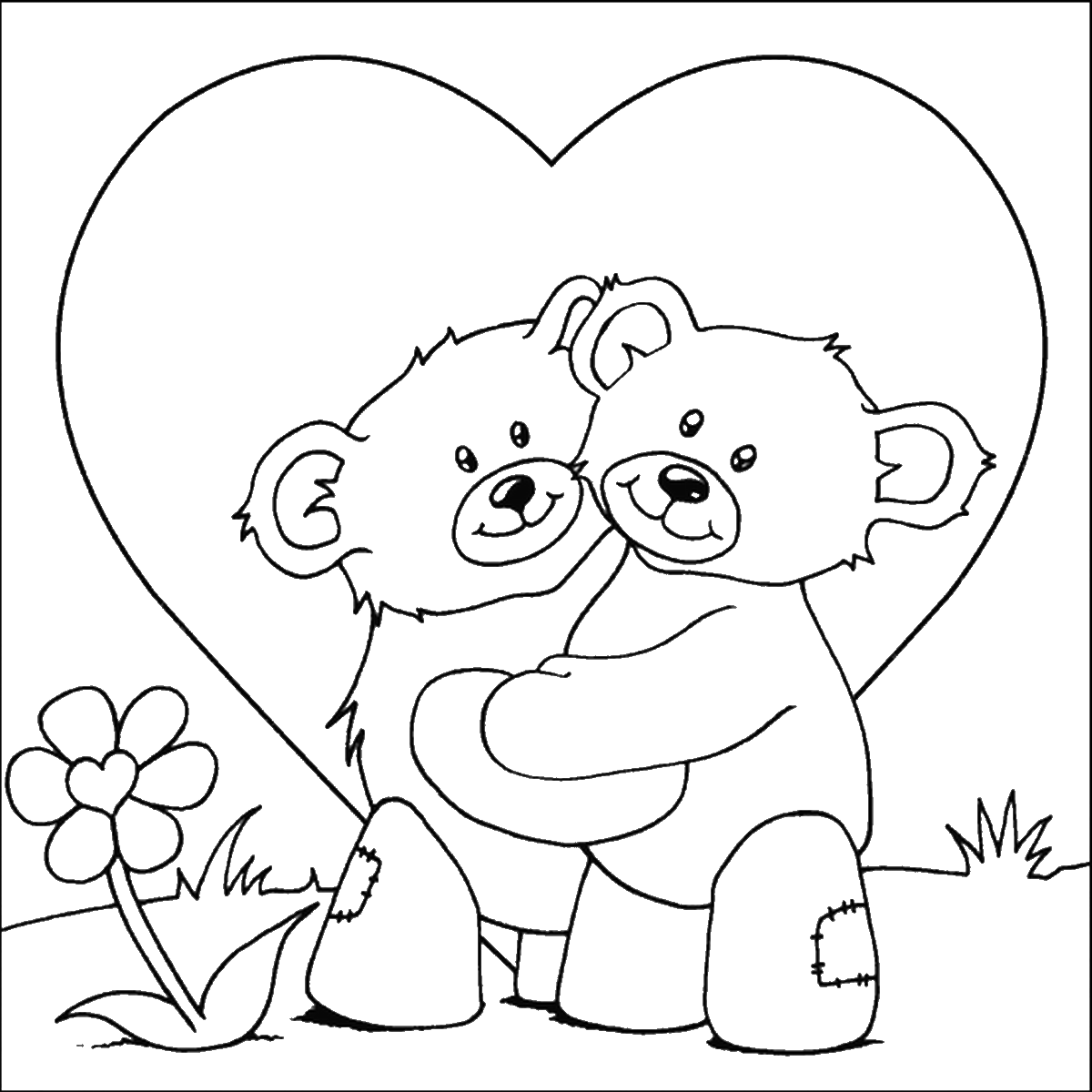 Heart Coloring Pages hearts_cl_27 Printable 2021 3180 Coloring4free