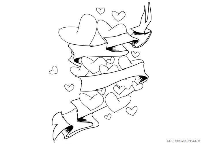 Hearts Coloring Pages Hearts Printable 2021 3248 Coloring4free