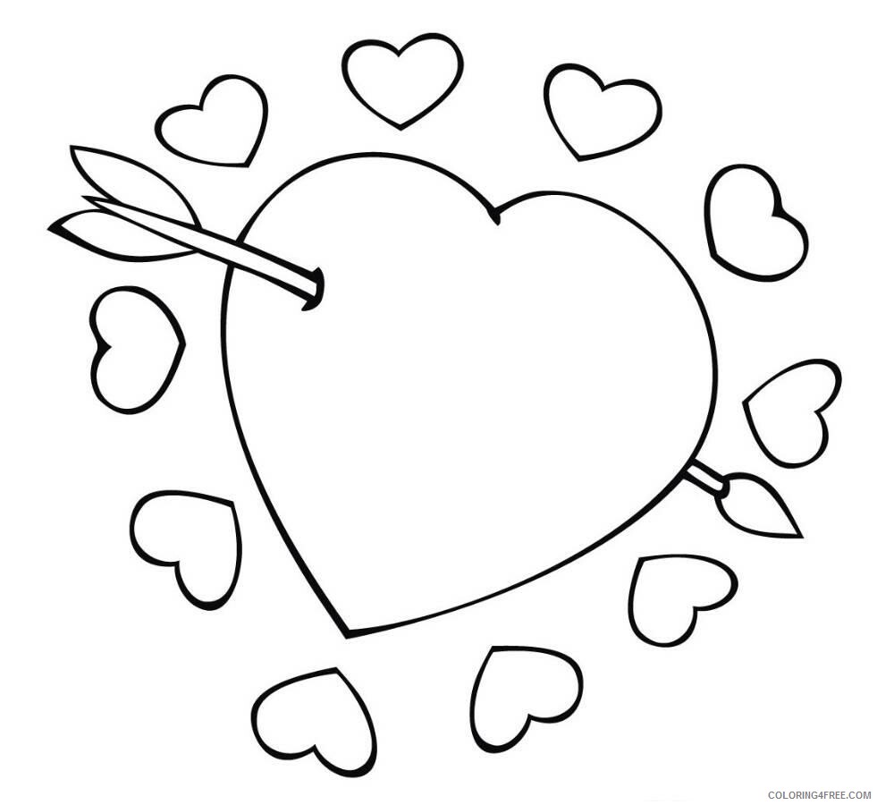 Hearts Coloring Pages Hearts Printable 2021 3251 Coloring4free