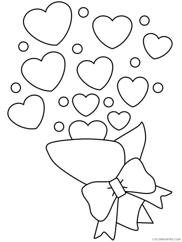 Hearts Coloring Pages heart 6 Printable 2021 3235 Coloring4free