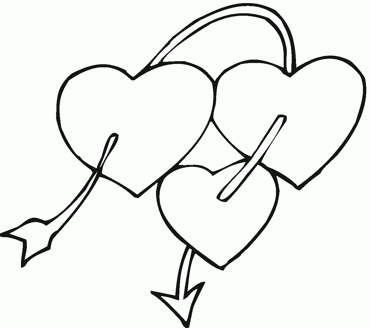 Hearts Coloring Pages hearts_cl_02 Printable 2021 3244 Coloring4free