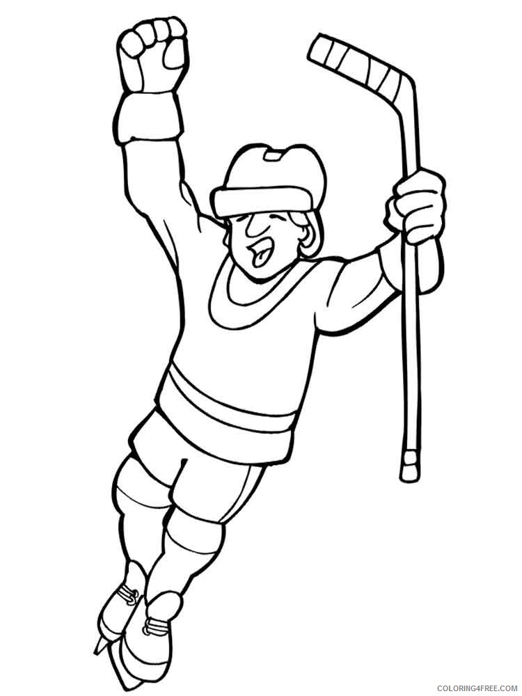 Hockey Coloring Pages Hockey 15 Printable 2021 3310 Coloring4free