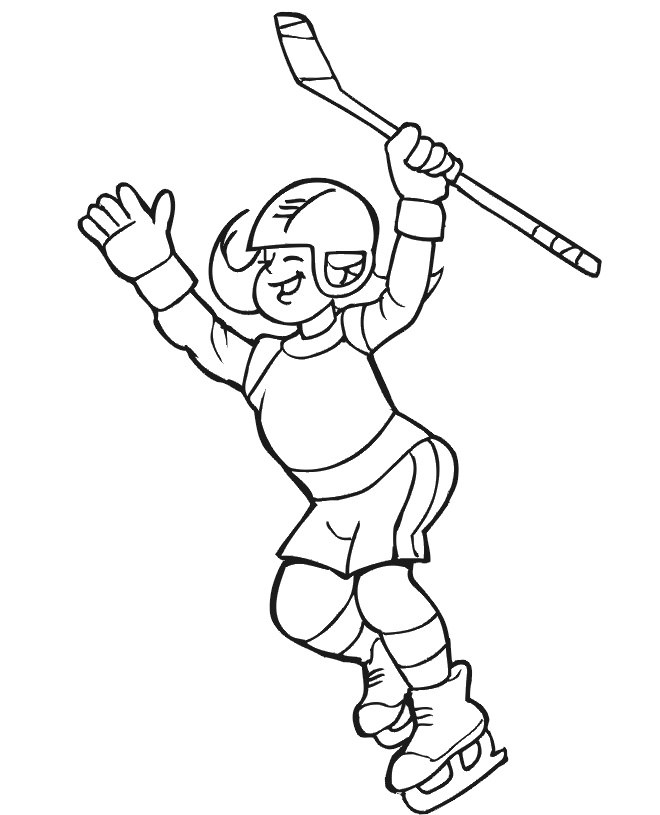 Hockey Coloring Pages Hockey Online Printable 2021 3319 Coloring4free