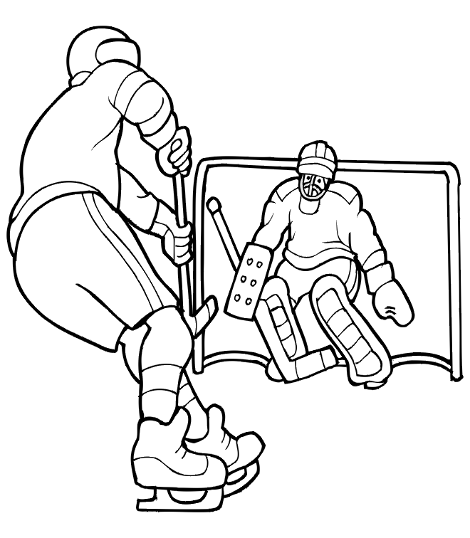 Hockey Coloring Pages Hockey Printable 2021 3305 Coloring4free