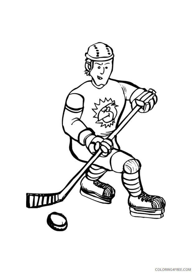 Hockey Coloring Pages Hockey Printable 2021 3323 Coloring4free