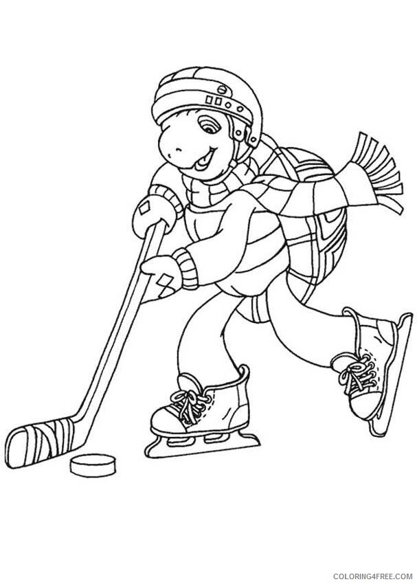Hockey Coloring Pages Hockey To Print Printable 2021 3322 Coloring4free