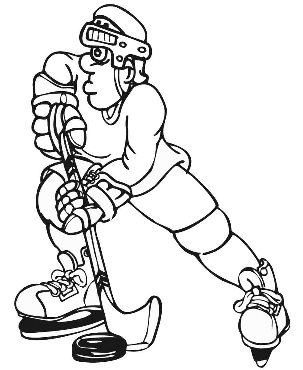 Hockey Coloring Pages hockey_coloring10 Printable 2021 3288 Coloring4free