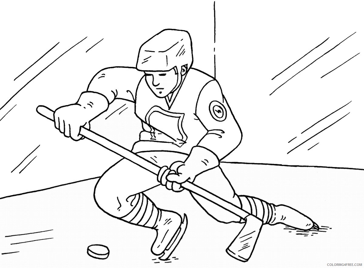 Хоккей рисунок карандашом для детей