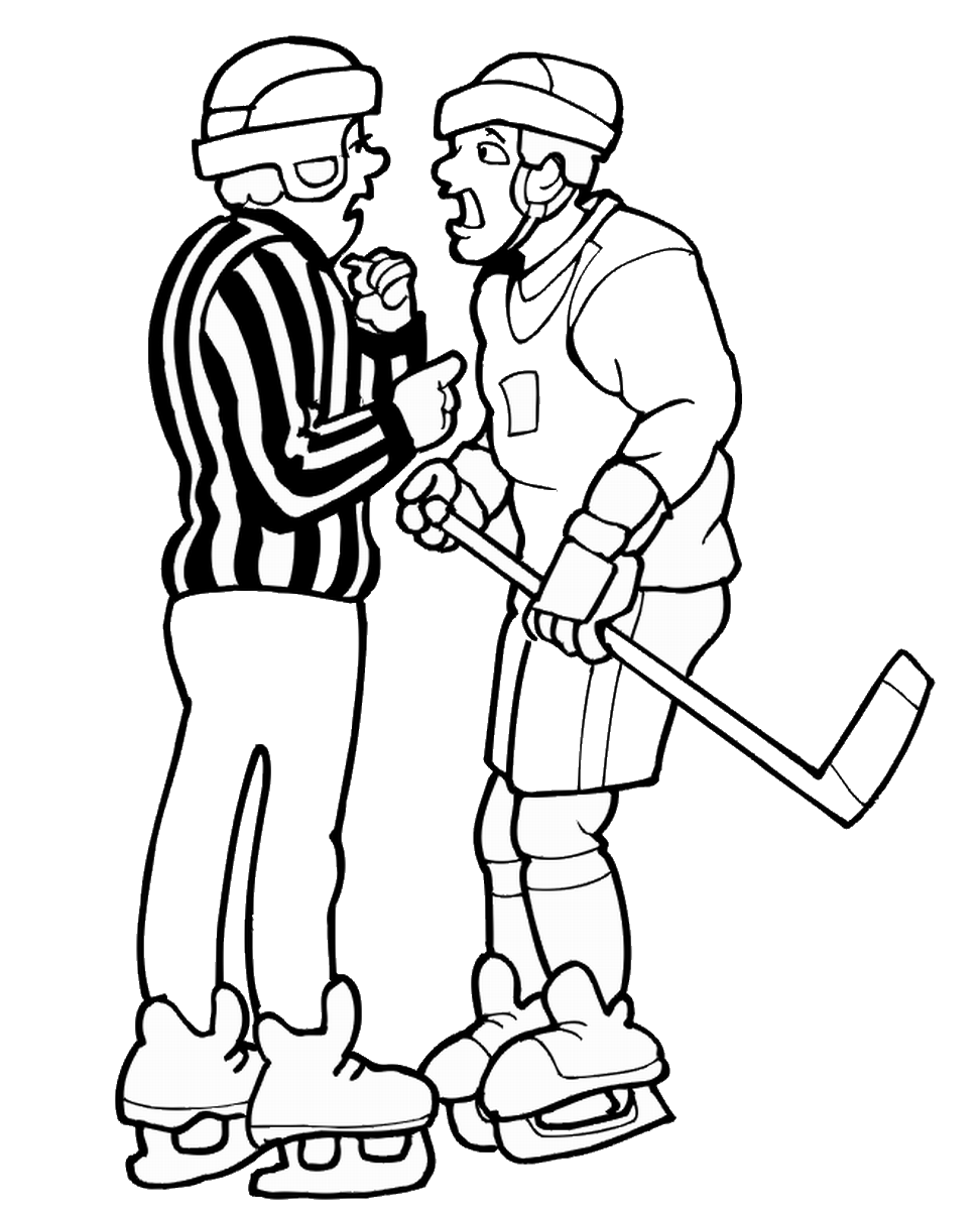 Hockey Coloring Pages hockey_coloring13 Printable 2021 3290 Coloring4free