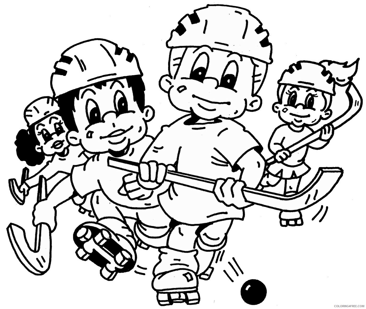 Hockey Coloring Pages hockey_coloring14 Printable 2021 3291 Coloring4free