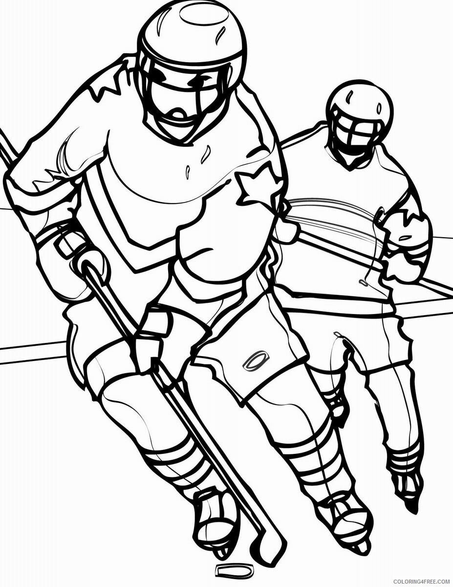 Hockey Coloring Pages hockey_coloring19 Printable 2021 3294 Coloring4free