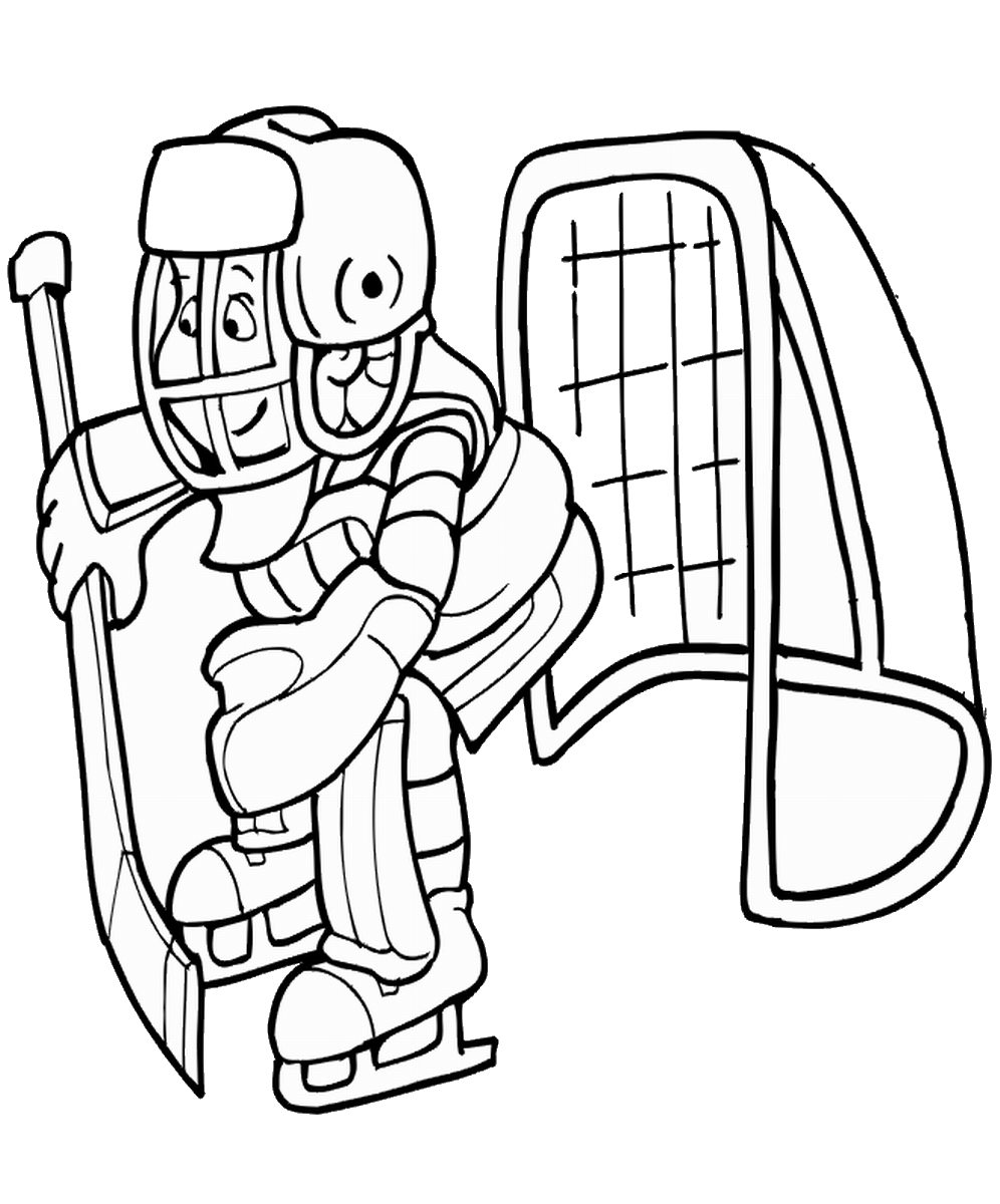 Hockey Coloring Pages hockey_coloring5 Printable 2021 3296 Coloring4free