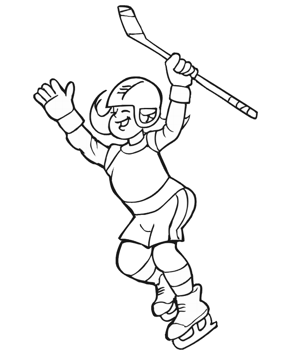 Hockey Coloring Pages hockey_coloring9 Printable 2021 3300 Coloring4free
