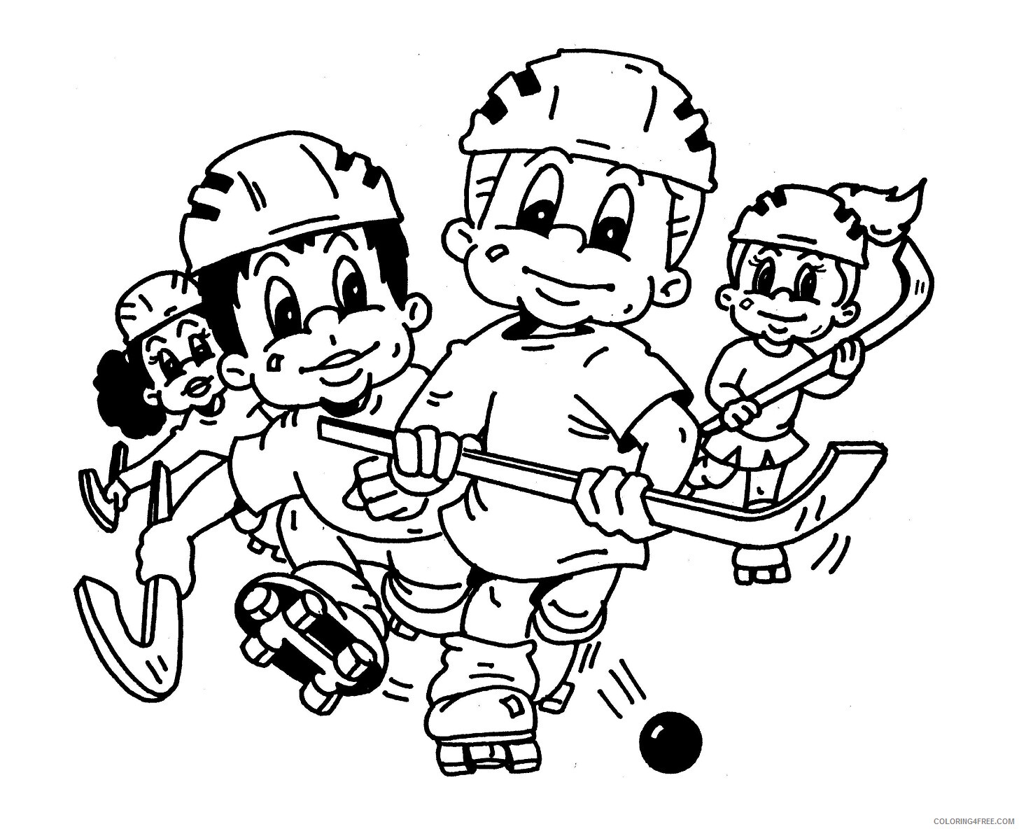 Hockey Coloring Pages luxury hockey colouring pictures Printable 2021 3324 Coloring4free